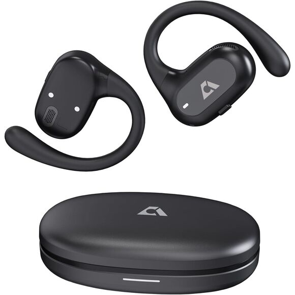 YMOO E37 Open Ear Wireless Bluetooth 5.2 Headphones - Black (1275) - Picture 1 of 6